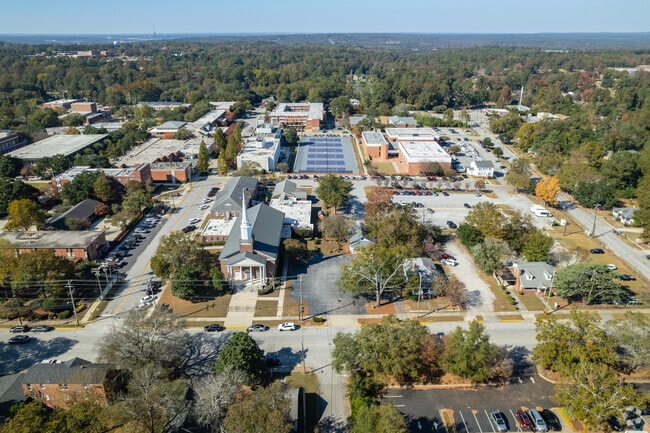 Burton Heights is home to many mature trees.