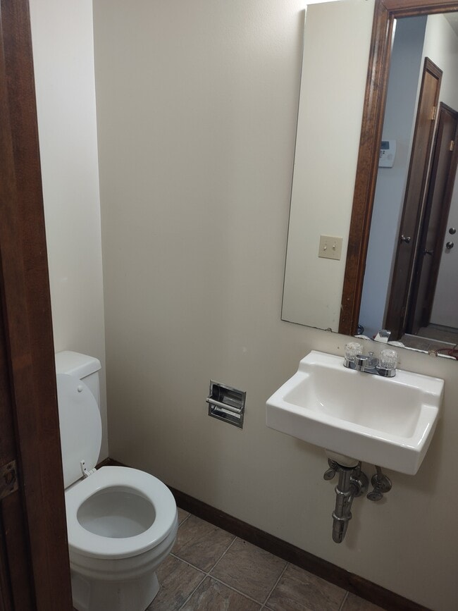 Half bathroom on main floor