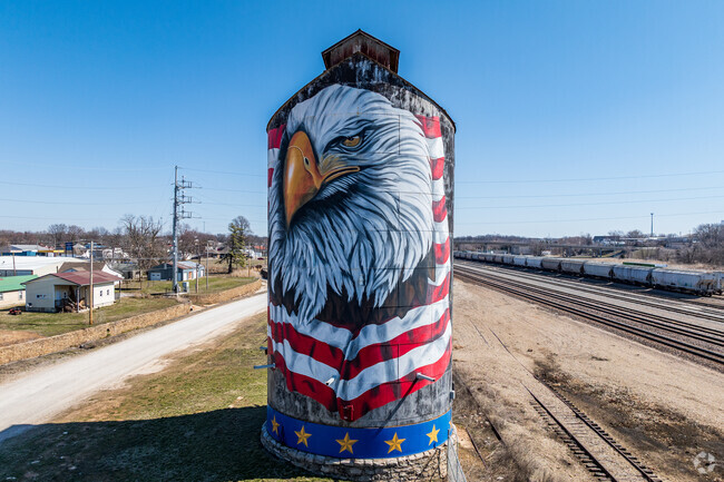 The Freedom Silo is a point of community pride and spirit in Monett.