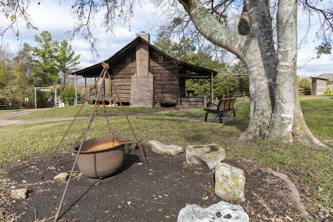 The Jardine cabin was built by an Irish immigrant, James Jardine, who immigrated to Texas.