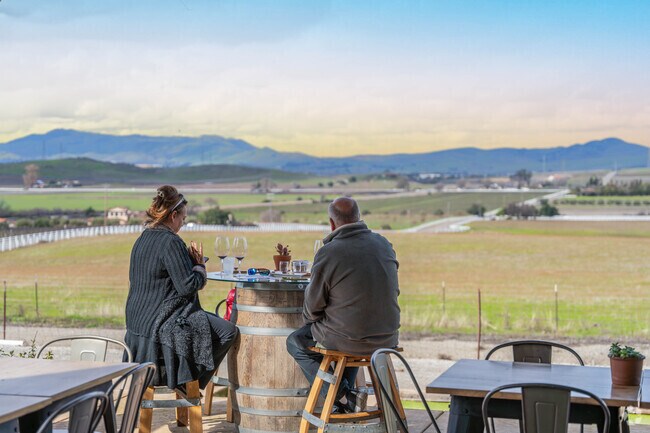 Enjoy the breathtaking views of the Livermore Valley while sipping on wine at McGrail Winery.