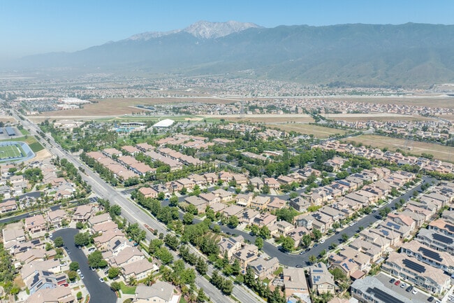 Aerial view of the beautiful Citrus Heights.