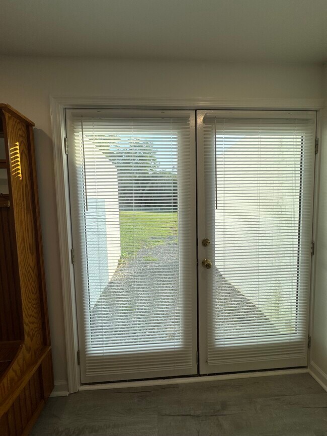 Main double French door