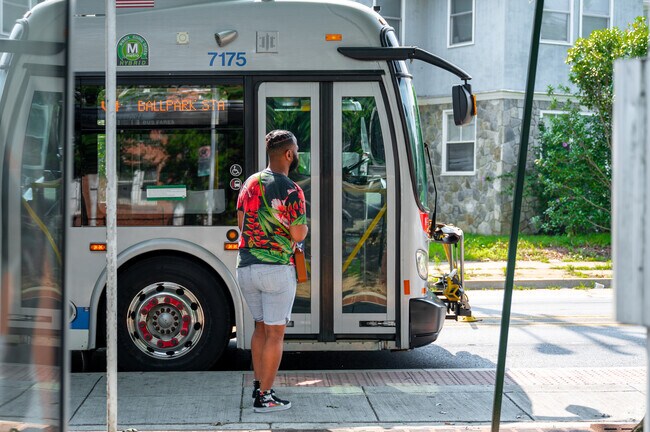 The bus connects Greenway residents to the rest of DC as it runs down Minnesota Ave SE.