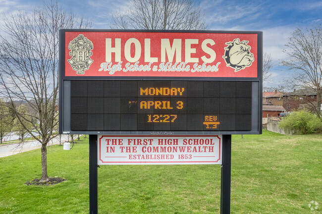 Holmes High School in Covington was the first high school in Kentucky.