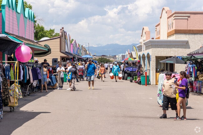 Monaco residents can spend the day at the Mile High Flea Market.