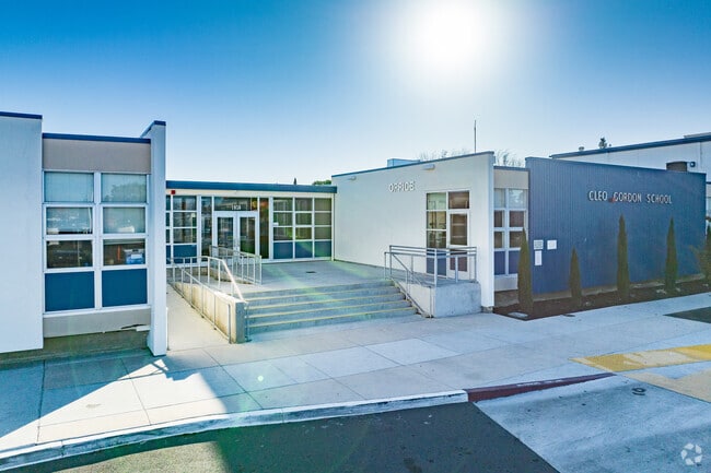 Cleo Gordon Elementary School challenges and encourages children to learn.