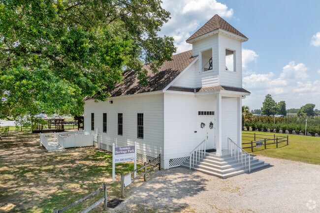 The old Church in Heritage Park hosts weddings and events.
