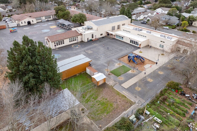 Healdsburg Elementary School  challenges and encourages children to learn.