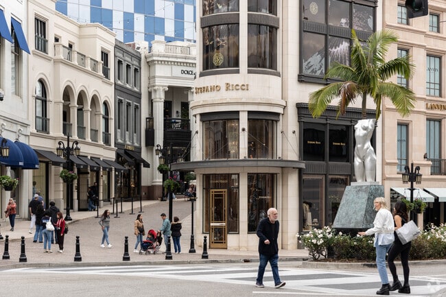 Rodeo Drive is a famous shopping street located in Beverly Hills.