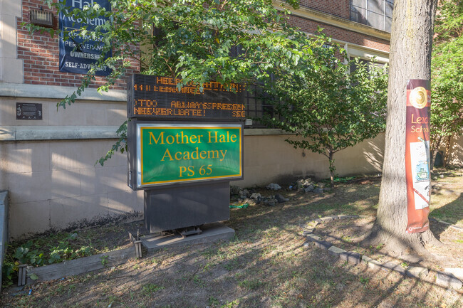 P.S. 65 Mother Hale Academy in The Bronx has extended community ties.