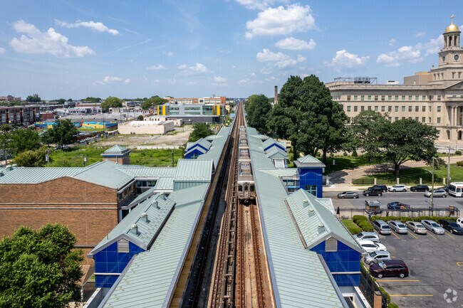 This SEPTA Market Frankford Line at 46th Street to get around in the Mill Creek.