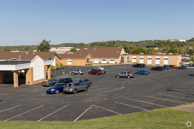 Parking is plentiful at Central Christian Academy.
