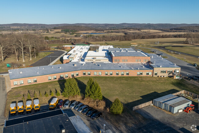 Eugene Brooks Intermediate School, rated C-plus by Niche and Webutuck High, rated B, share the same building.
