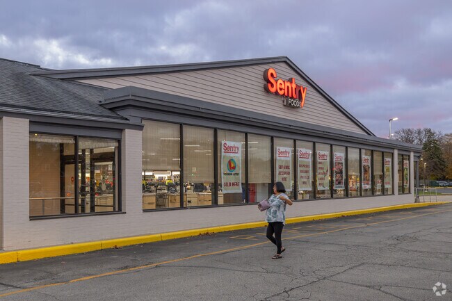 Fresh produce and essentials await at Sentry Foods near St. Aemilian's.