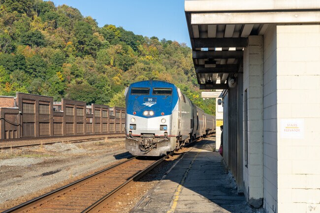 Amtrak trains run daily through Johnstown providing commuters travel options to NYC & Pittsburg.