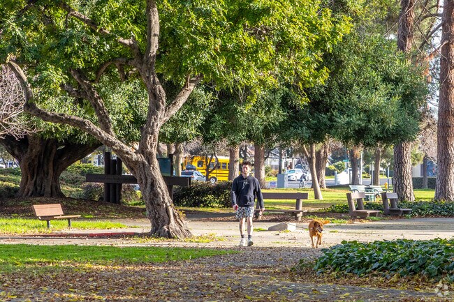 Go for walk with your furry friend at Birchfield Park in the Santa Clara neighborhood.