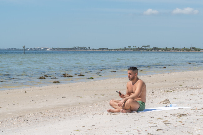 Rocky Point visitors visit Ben T. Davis Beach.