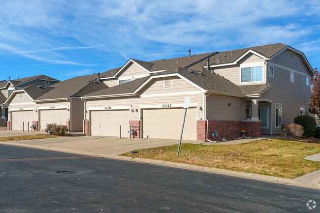 You'll find a pocket of townhomes and duplexes by Sky Vista Middle School in Willow Trace.