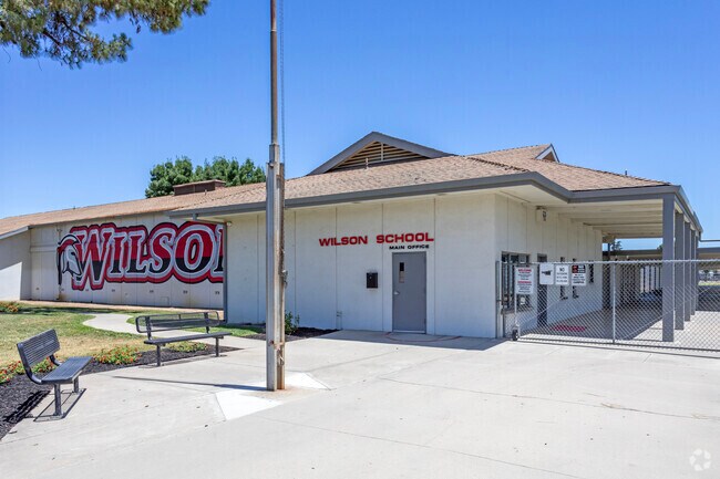 The entrance to Wilson Middle School in Chowchilla.