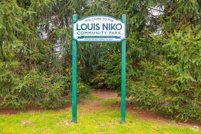 Louis Niko Community Park in West Easton is a green oasis.
