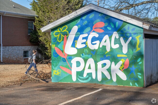 Legacy Park is home to over 77 acres of green space in Decatur.