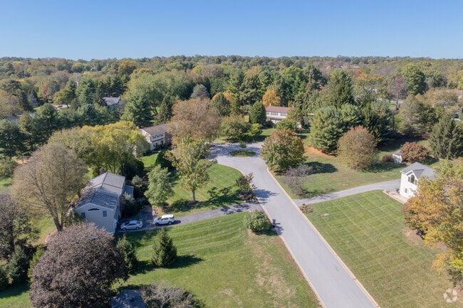 East Goshen features quiet neighborhoods surrounded by open green spaces.
