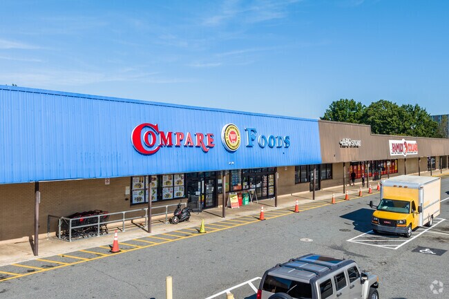 Compare Foods is a local grocery store known for its fresh produce in East Winston.