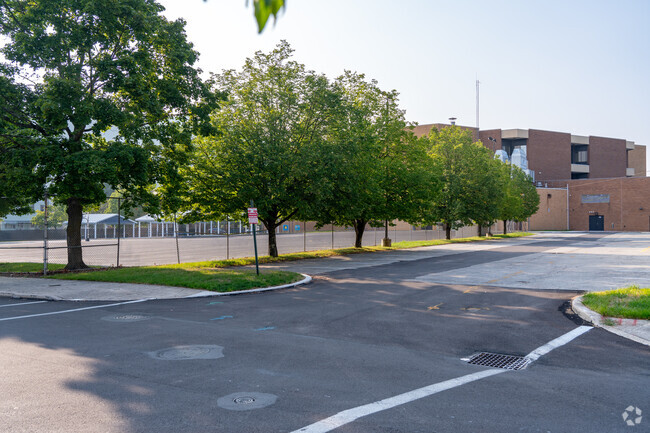 Greater Johnstown Middle has a courtyard for recess.