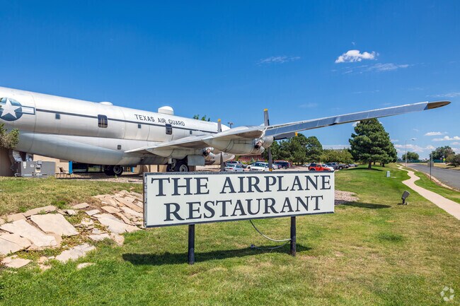 The Airplane Restaurant in Gateway Park is one of the area's top-rated restaurants.