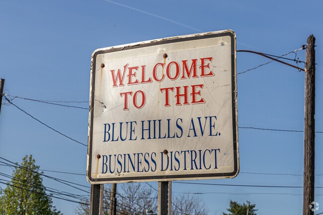 The heart of the neighborhood is Blue Hills avenue with its businesses and larger homes.