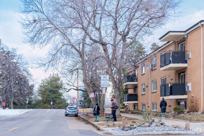 Snag a ride on the bus in Congress Park.