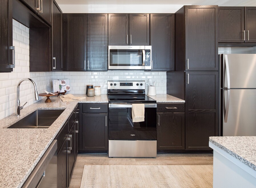 Modern Espresso Cabinetry