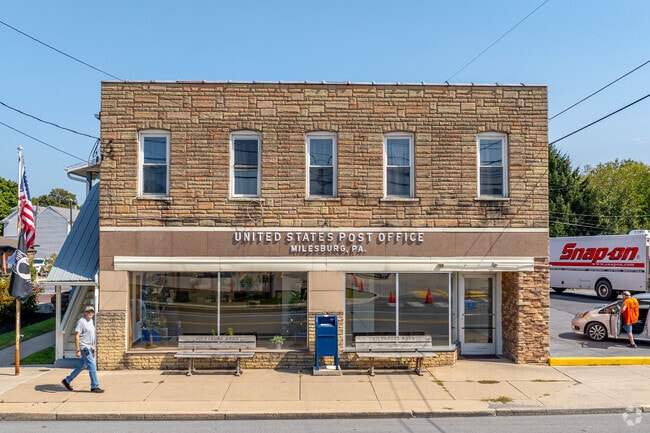 Boggs residents send their packages and mail at the Post Office in Milesburg.