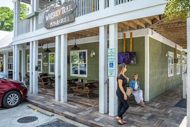 Masonboro Forest's Whiskey Trail Bar and Grill is a popular lunch spot.
