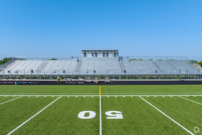 Vincent High's football stadium in Calumet Farms.