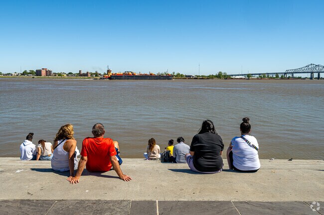 Relax with friends and family along the Moon Walk.