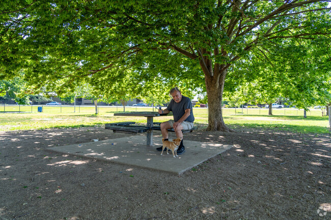 Your dog will love the dog park at Howe Community Park.