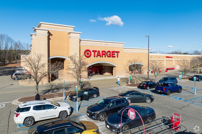 Residents of Brandermill have many local shopping options with national chains like Target.