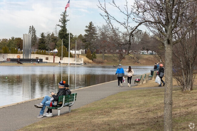 Many East Meadow residents enjoy the beauty of Eisenhower Park all year long.