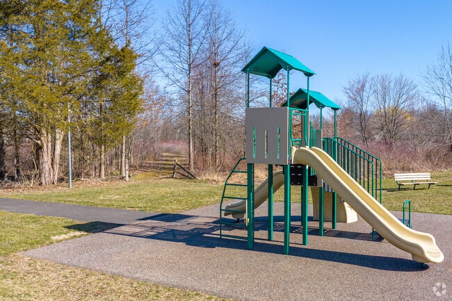 Children enjoy playing at Jennifer Schweitzer Park in Plumsteadville, PA.