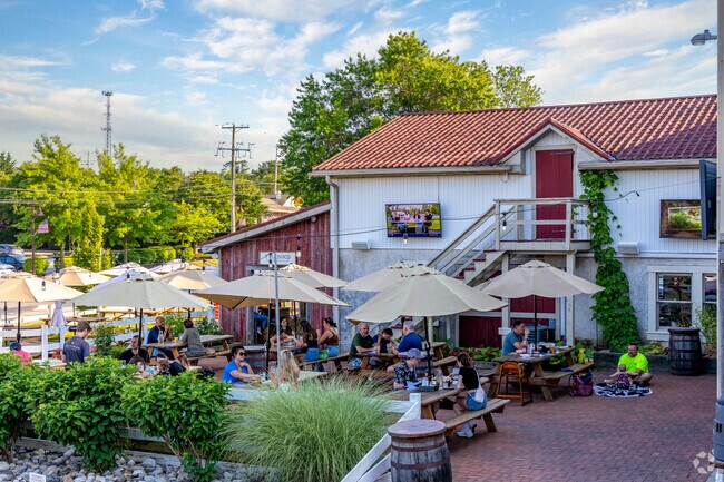 The Stables Kitchen & Beer Garden is a local favorite for an outdoor dining experience.