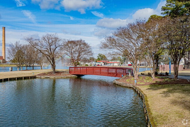 City Lake Park offers scenic views just minutes from Downtown Rocky Mount.