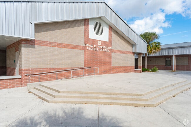 Students spend grades 6-8 at David C. Hinson Sr. Middle School.