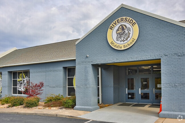 Riverside Middle School serves students in the Townville neighborhood.