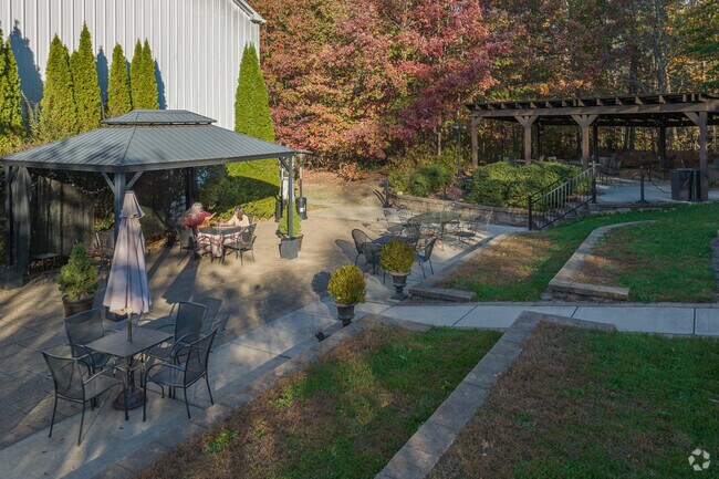 Stonefield Cellars offers a stunning outdoor venue that hosts weekend events near Stokesdale.