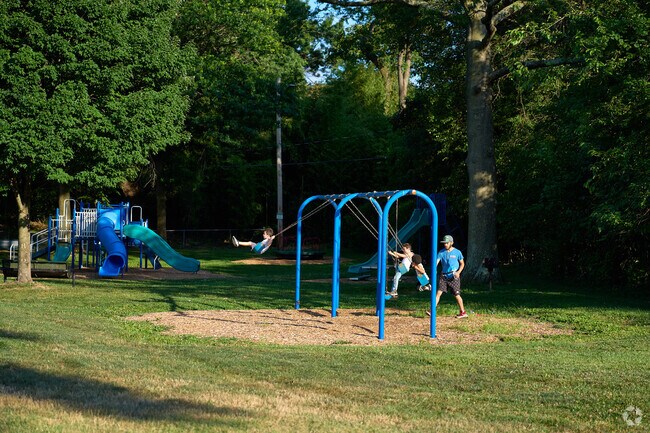 Hamilton park is a favorite neighborhood playground for families and their kids.