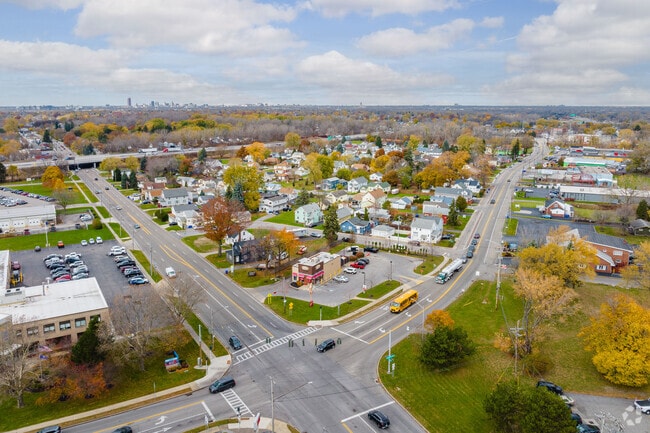 West Seneca's downtown area offers some retail amenities and access to major highways.