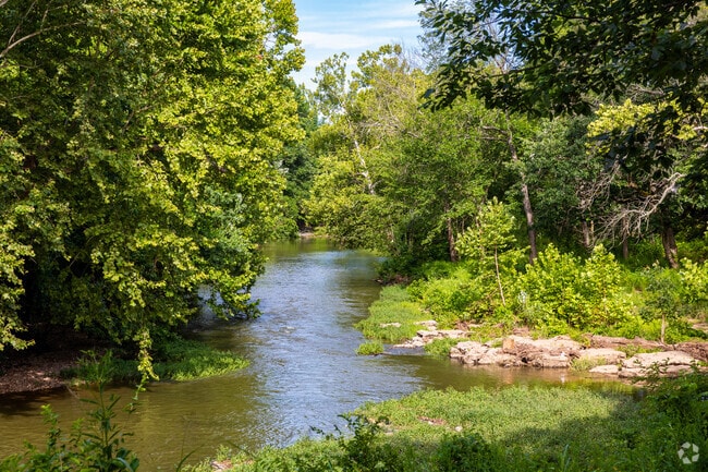 The James River flows through Southwest Springfield