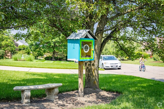 Cotillion Village has Little Libraries that encourage residents to share interesting reads.